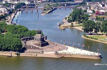 Deutsches Eck an Mosel und Rhein