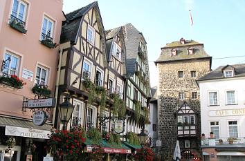 Burgplatz und Rheintor Linz am Rhein