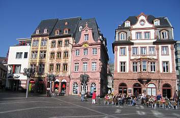 Bürgerhäuser am Markt in Mainz