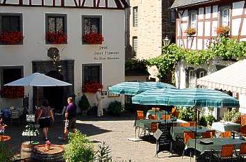 Weingaststätten am Marktplatz von Beilstein