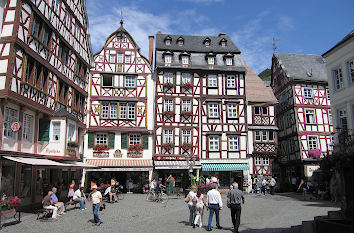 Fachwerkhäuser Marktplatz Bernkastel