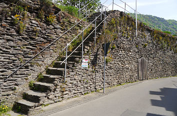 Aufgang zur begehbaren Stadtmauer Oberwesel