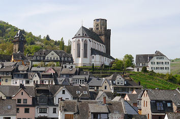 Blick auf die Martinskirche in Oberwesel