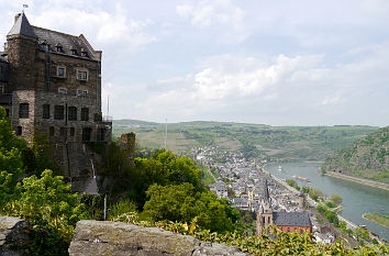 Burg Schönburg mit Blick nach Oberwesel