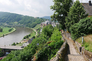 Aufgang zur Burg in Saarburg