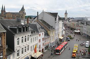 Blick von der Porta Nigra in Trier