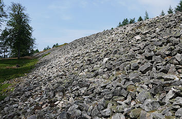 Ehemalige Hauptmauer des keltischen Ringwalls im Saarland