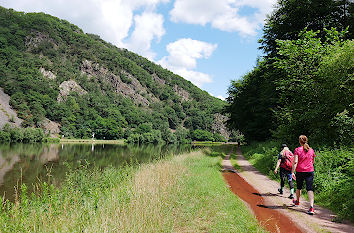 Wanderweg an der Saarschleife