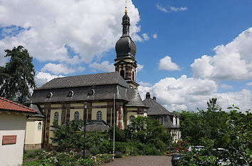 Neobarocke Kirche auf der Agd in Blieskastel