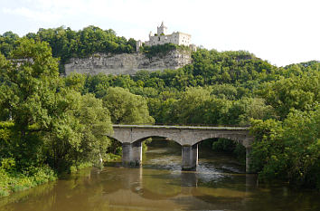 Saale und Rudelsburg