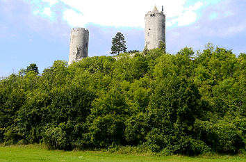 Blick auf Burg Saaleck