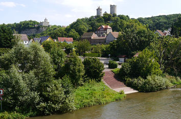 Saale, Burg Saaleck und Rudelsburg