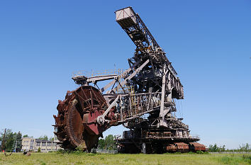 Gigantischer Braunkohlebagger Freilichtmuseum Ferropolis