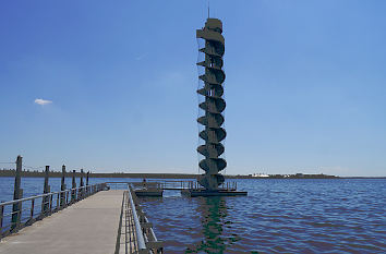 Pegelturm Großer Goitzschesee