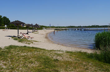 Badestrand am Großen Goitzschesee