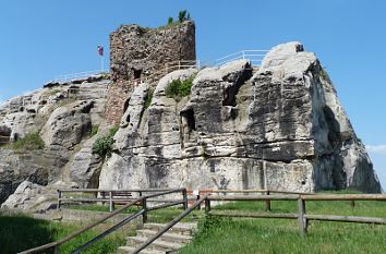 Burg Regenstein mit Bergfried