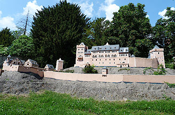 Modell Burg Anhalt am Schloss Ballenstedt