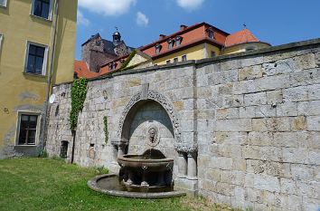 Brunnen am Schloss Ballenstedt