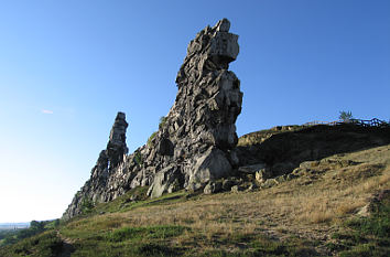 Teufelsmauer: Felsformation bei Quedlinburg