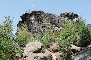 Großmutter auf der Teufelsmauer bei Blankenburg