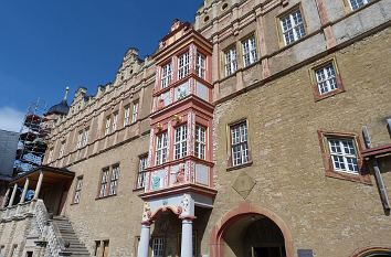 Renaissanceerker Langhaus Schloss Bernburg