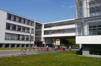 Verbindunstrakt am Bauhaus in Dessau