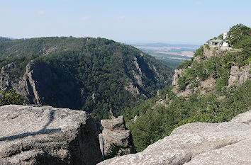 Blick vom Hexentanzplatz