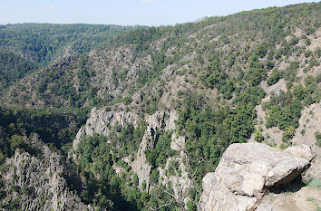 Bodetal von der Roßtrappe gesehen