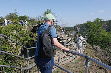 Wanderweg an der Rosstrappe