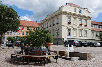 Marktplatz Havelberg mit Rathaus