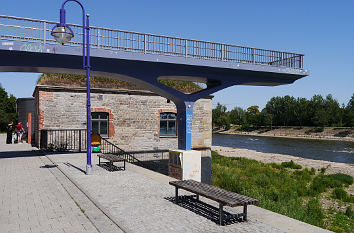 Magdeburg: Aussichtspunkt vor altem Leipziger Tor