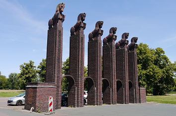 Pferdetor neben der Magdeburger Stadthalle