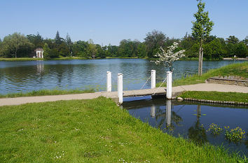 Blick zum Nymphaeum im Wörlitzer Park