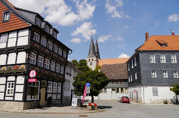 Markt Osterwieck und Stephanikirche