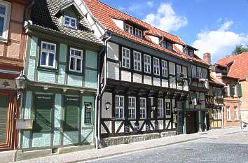 Fachwerkhäuser Mühlenstraße in Quedlinburg