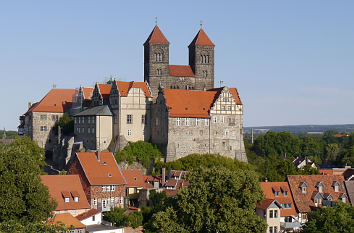 Quedlinburger Schlossberg mit Stiftskirche und Schloss
