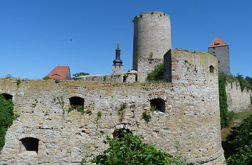 Burgmauer und Festungsgraben Burg Querfurt