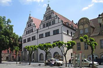 Renaissancehäuser am Markt in Naumburg