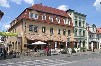 Lindenring und Steinweg in Naumburg