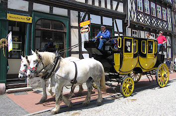 Postkutsche in Stolberg im Harz