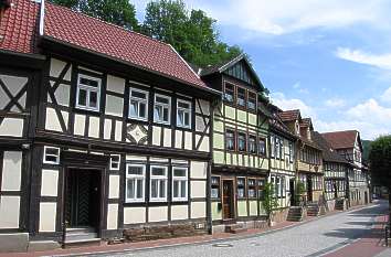 Fachwerkhäuser Rittergasse in Stolberg (Harz)