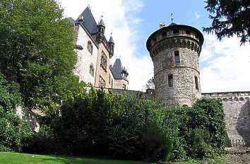Burgmauern am Schloss Wernigerode