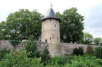 Stadtmauer mit Halbschalenturm in Wernigerode