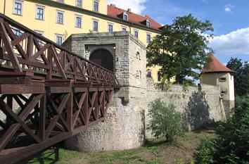 Festungsmauer am Zeitzer Schloss