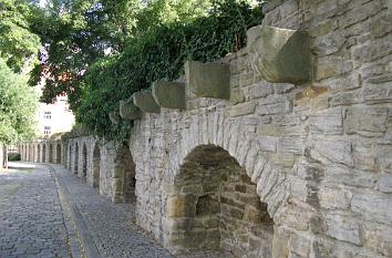 Stadtmauer an der Freiheit in Zeitz