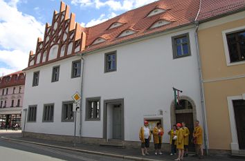 Wohnhaus mit Stufengiebel in Zeitz