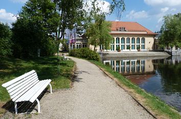 Kurpark und Kurhaus Bad Brambach