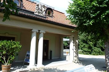 Wettinerbrunnen im Kurpark Bad Brambach