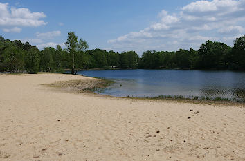 Badesee in Kromlau in der Lausitz