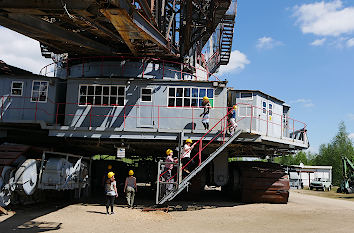 Besichtigung Schaufelradbagger Braunkohlebergbau Berzdorf